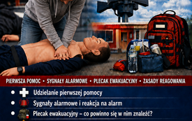 plakat z herbem.